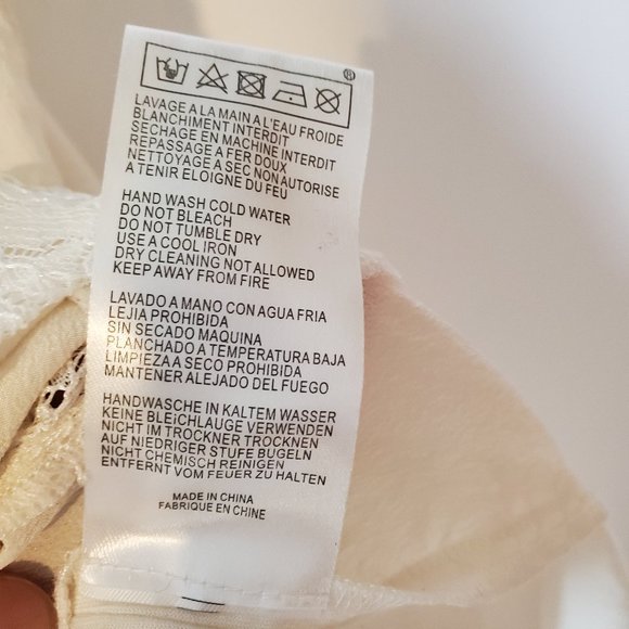 MAJE Cream Lace Blouse Sz S - Picture 6 of 6